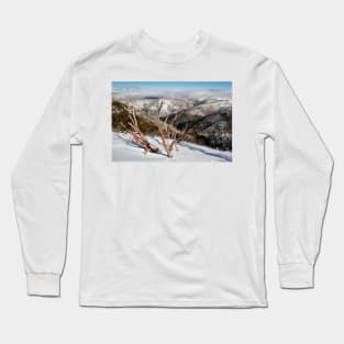 Snow on the mountainside Long Sleeve T-Shirt